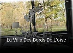Réserver une table chez La Villa Des Bords De L'oise maintenant