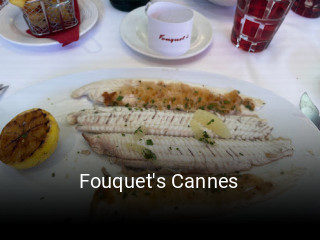 Fouquet's Cannes réservation de table