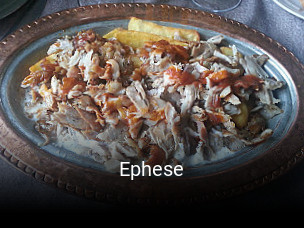 Ephese réservation de table