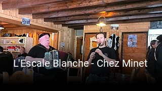 L'Escale Blanche - Chez Minet réservation de table