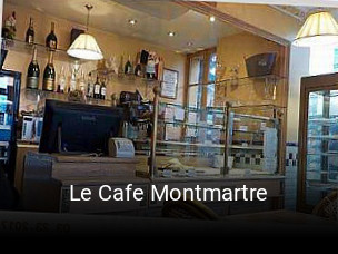 Le Cafe Montmartre réservation