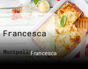Francesca réservation en ligne