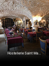 Hostellerie Saint Martin réservation de table