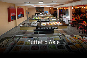 Buffet d'Asie réservation de table