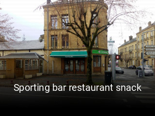 Sporting bar restaurant snack réservation en ligne