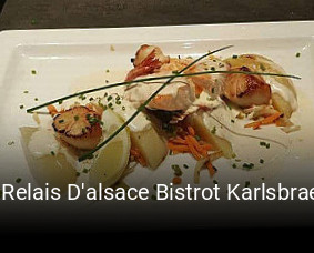 Les Relais D'alsace Bistrot Karlsbraeu Mayenne réservation de table