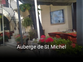 Réserver une table chez Auberge de St Michel maintenant