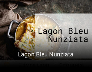 Lagon Bleu Nunziata réservation de table