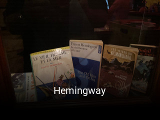 Réserver une table chez Hemingway maintenant