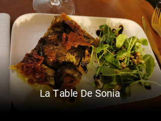 La Table De Sonia réservation