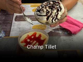 Champ Tillet réservation en ligne