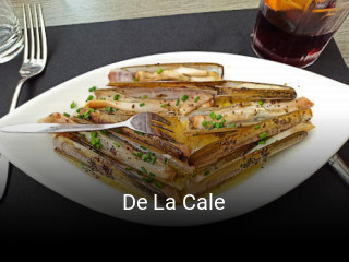 De La Cale réservation de table