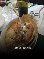 Cafe du Rhone réservation