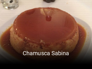 Chamusca Sabina réservation de table