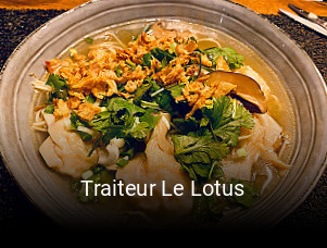 Traiteur Le Lotus réservation de table