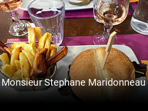Monsieur Stephane Maridonneau réservation de table