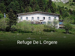 Refuge De L Orgere réservation