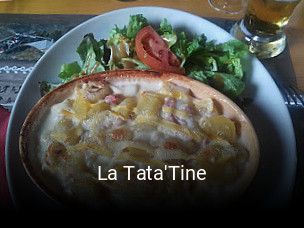 La Tata'Tine réservation de table