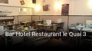 Réserver une table chez Bar Hotel Restaurant le Quai 3 maintenant