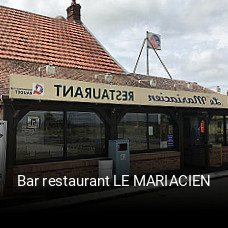 Bar restaurant LE MARIACIEN réservation en ligne