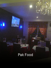 Pak Food réservation de table