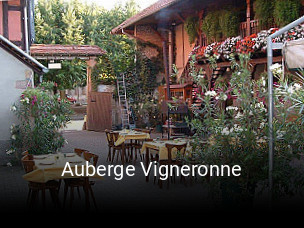 Auberge Vigneronne réservation