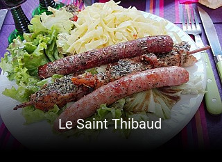 Le Saint Thibaud réservation de table