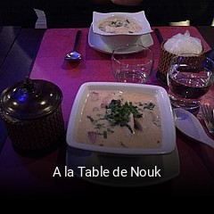A la Table de Nouk réservation en ligne