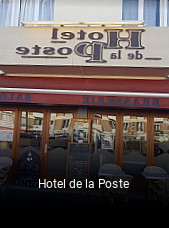 Hotel de la Poste réservation de table