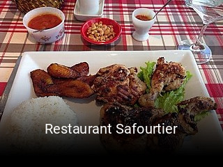 Restaurant Safourtier réservation de table
