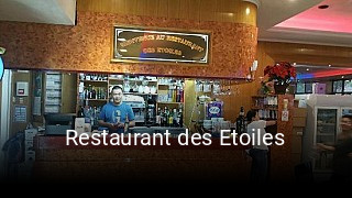 Restaurant des Etoiles réservation en ligne