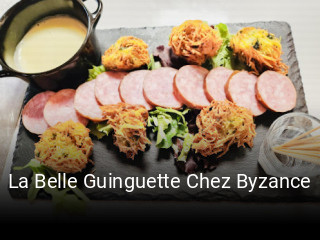La Belle Guinguette Chez Byzance réservation de table