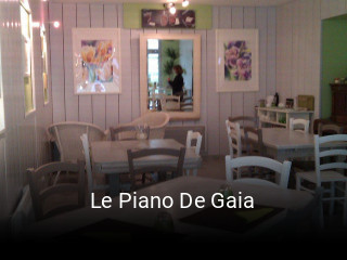 Le Piano De Gaia réservation de table