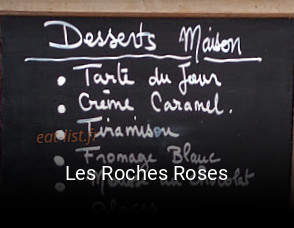 Les Roches Roses réservation de table
