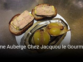 Ferme Auberge Chez Jacquou le Gourmand réservation de table