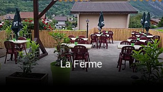 Réserver une table chez La Ferme maintenant