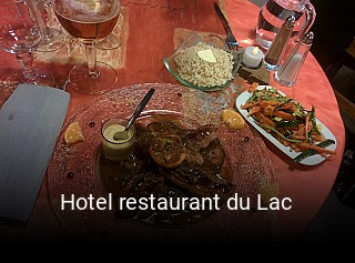 Hotel restaurant du Lac réservation