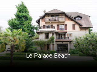 Le Palace Beach réservation de table