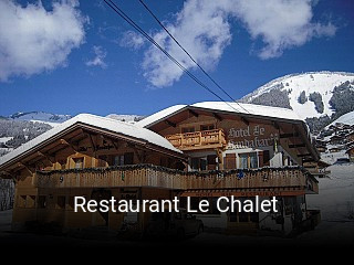 Réserver une table chez Restaurant Le Chalet maintenant