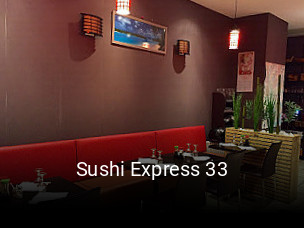Réserver une table chez Sushi Express 33 maintenant
