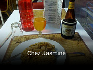 Chez Jasmine réservation de table