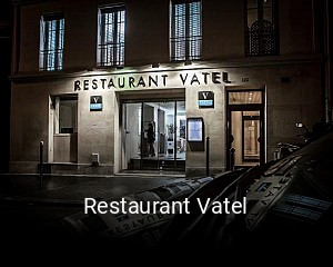 Restaurant Vatel réservation