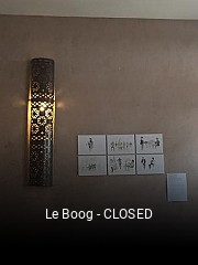 Le Boog - CLOSED réservation en ligne