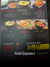 Asie Express réservation de table