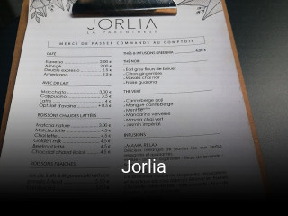Réserver une table chez Jorlia maintenant