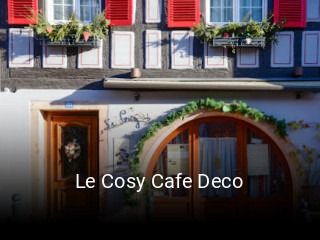 Le Cosy Cafe Deco réservation