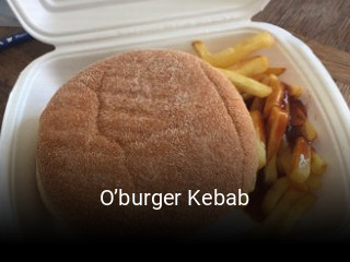 O’burger Kebab réservation en ligne