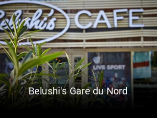Belushi's Gare du Nord réservation