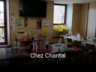Chez Chantal réservation de table