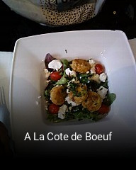 A La Cote de Boeuf réservation de table